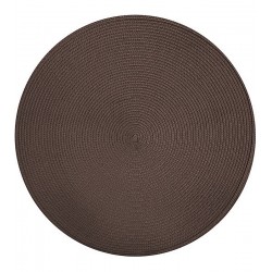 Lugar Americano 38cm Redondo Marrom